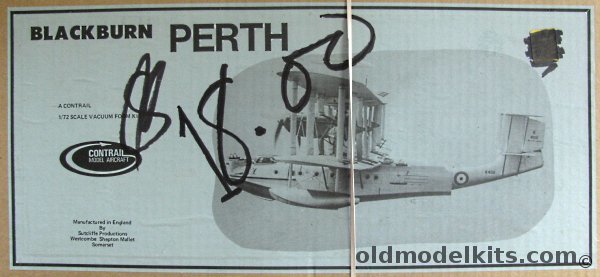 Contrail 1/72 Blackburn Perth Flying Boat plastic model kit